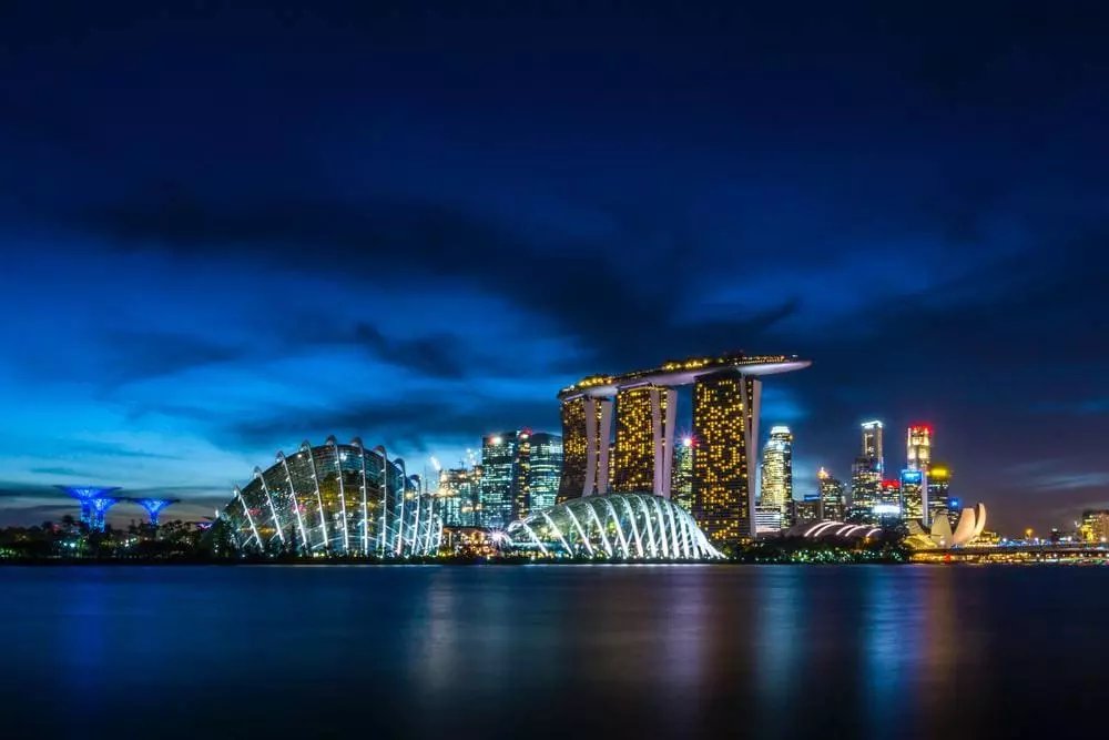 Berühmtes Hotel in Singapur