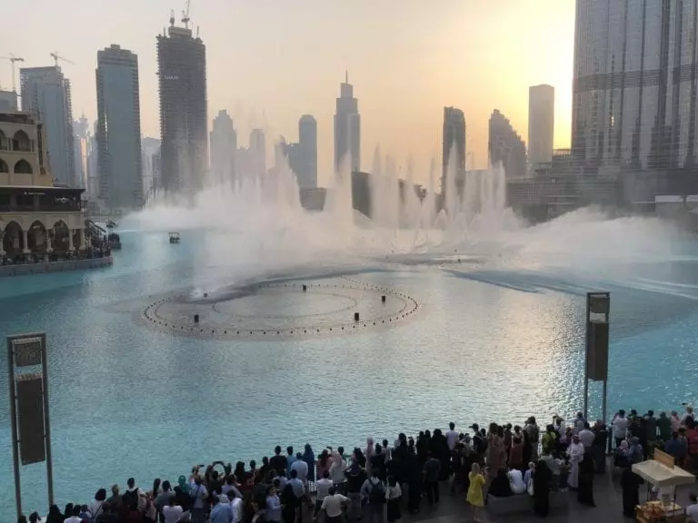 Fountain of dubai