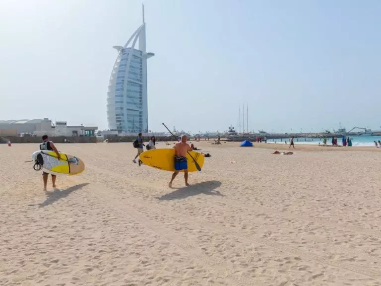 Tourists on the beach